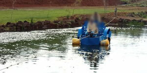 A photo of students boat riding at Amazement Park in Eldoret