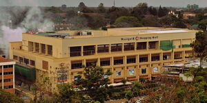 A photo of the attack at Westgate Mall in 2013