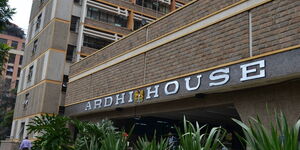 A photo of the Ministry of Lands headquarters in Nairobi