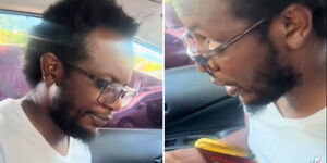 A screenshot of Professor Hamo on a call with the scammer.