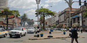 A section of Kenyatta Avenue in Nairobi CBD.