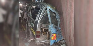 The aftermath of the car crash at Kibarani along Mombasa-Nairobi Highway on Saturday, August 24, 2025.