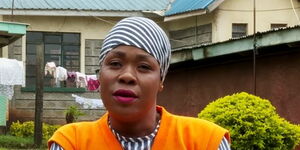 Convict Rita Achieng speaks to Inooro TV at Lang'ata Women's prison on June 11, 2023.