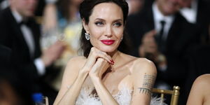 Famous US actress Angelina Jolie at a past meeting.