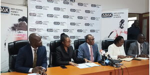 ADAK officials during a press conference at their offices in Parklands on Tuesday, September 17