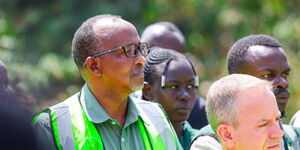 A photo of National Assembly Majority Leader Aden Duale addressing reporters in Nairobi on May 22, 2019.