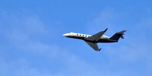 Photo of a plane in the air