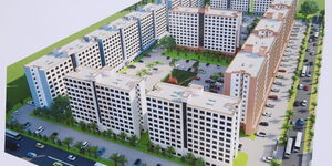 A design of President William Ruto's proposed affordable housing in Mavoko, Machakos County.