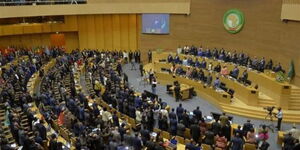 Heads of State attending an African Union meeting in Addis Ababa, Ethiopia on Thursday, February 13, 2025.
