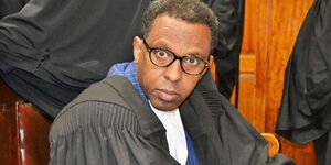 Senior Counsel Ahmednasir Abdullahi in court
