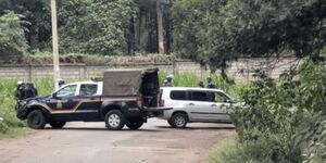  police vehicle parked outside Alliance Girls High School.
