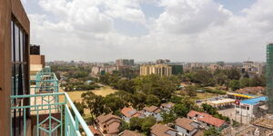 An aerial view of an estate in Nairobi 