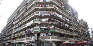 An apartment building in Nairobi.