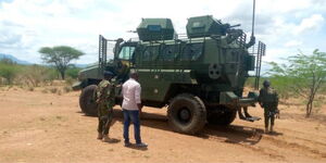 Kenya Police APC Vehicle 