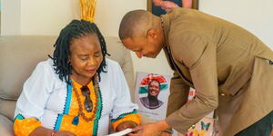 Babu Owino and Mama Ida on November 26, 2025