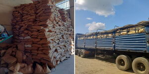 Bags of harmful powdered milk 