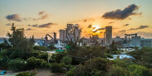 A distant view of Bamburi Cement 