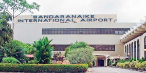 Bandaranaike International Airport in Sri Lanka.