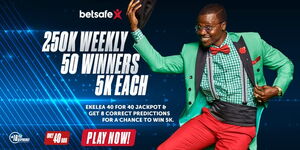 Betsafe introduced a new Jackpot with the launch of 40 for 40. The jackpot has a prize of Ksh40M and a stake of Ksh40.