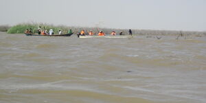 File image of boats sailing in water