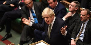 UK Prime Minister speaking in Parliament in 2019
