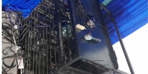 An Image of the Sound System Which Was Broken Into at Deliveranace Church El'Burgon on December 27