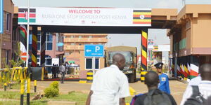 The Kenya-Uganda Busia One Stop Border Post. 