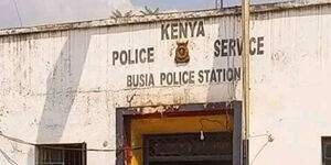 A photo of the Busia police station