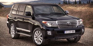 A Toyota Land Cruiser V8 