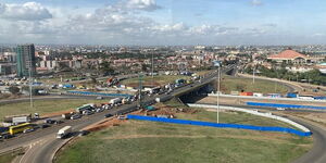File photo of Southern Bypass off Mombasa Road before the Construction of Nairobi Expressway begun
