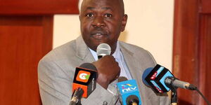 Police spokesman Charles Owino during the launch of the National Torture Prevalence Survey in Nairobi on October 24, 2016.