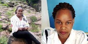 Caroline Kangogo a police officer,is still on the run after allegedly killing two men