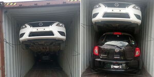Cars on Container
