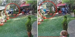 A CCTV footage showing an altercation between Kileleshwa Robert Alai and Embakasi East MP Babu Owino at the Kilimani area in Nairobi on January 3, 2025.