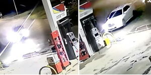 CCTV Footage showing the last movements of Jirongo's vehicle before the fatal crash along Nairobi-Nakuru highway on December 13, 2025.