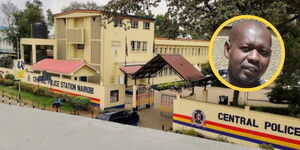 central police station with collins kweyu standard journalist