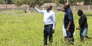 National Land Commission (NLC) tour the Chembe Kibabamche while conducting an investigation in 2019