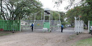The entrance of Chemelil Sugar Company in Kisumu County 