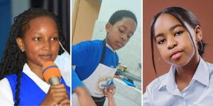 From left to right: Rahmina Paulette, Alvin Keffa and Shanah Manjeru.