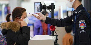 A Chinese national being examined for Coronavirus
