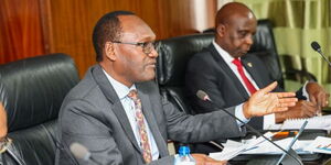 National Treasury PS on July 23, 2024, presenting Consolidated Fund Services under the Supplementary 1 Budget estimates for FY 2024/25.