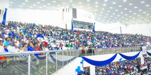 Congregants in the new CITAM Buruburu church on Sunday, May 25, 2025. 