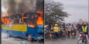 Citi Hoppa bus torched