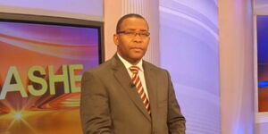 Citizen TV News Anchor Swaleh Mdoe at the station's Kilimani studios.