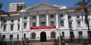 The City Hall in Nairobi. 