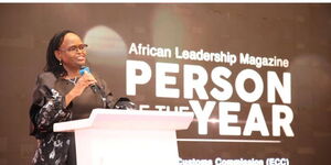 Chief Justice Martha Koome, when she was feted with the African Female Leader of the Year award 2023 