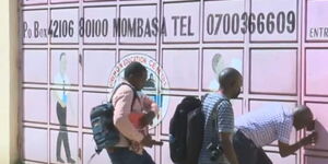 Journalists at the Gremon Education Center in Mombasa County.