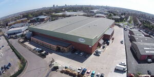 Aerial View of Cofresh Company in Leicester UK in 2020