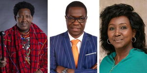  A collage of Senator Ledama, MP, Shollei and Opiyo Wandayi. 18.11.2022