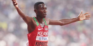 Kenyan athlete Consenslus Kipruto